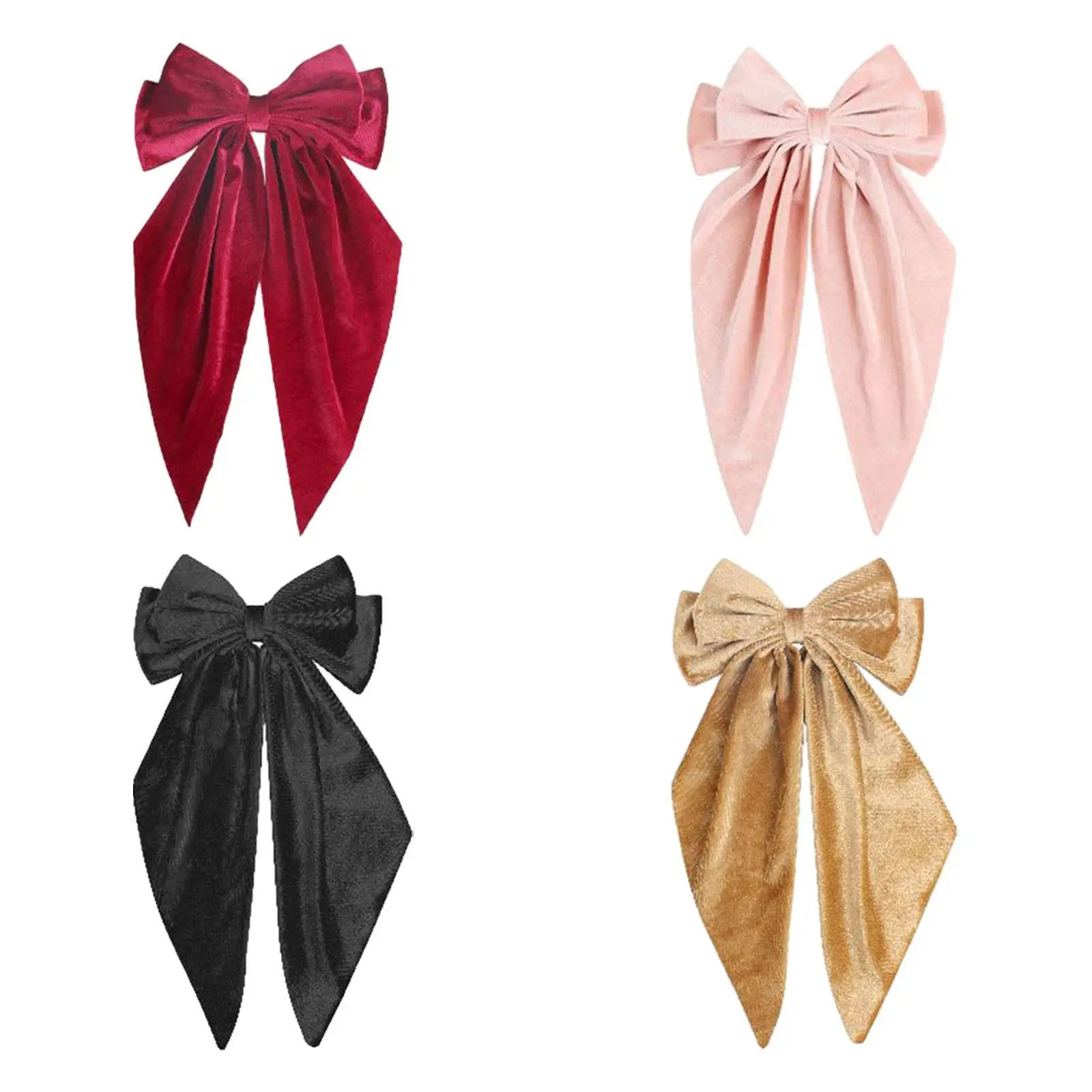 Bowknot Hair Clip Decorative for Women Girls Bow Top Clip Hairpin Hair Barrette for Anniversary Wedding Party Ceremony Bride