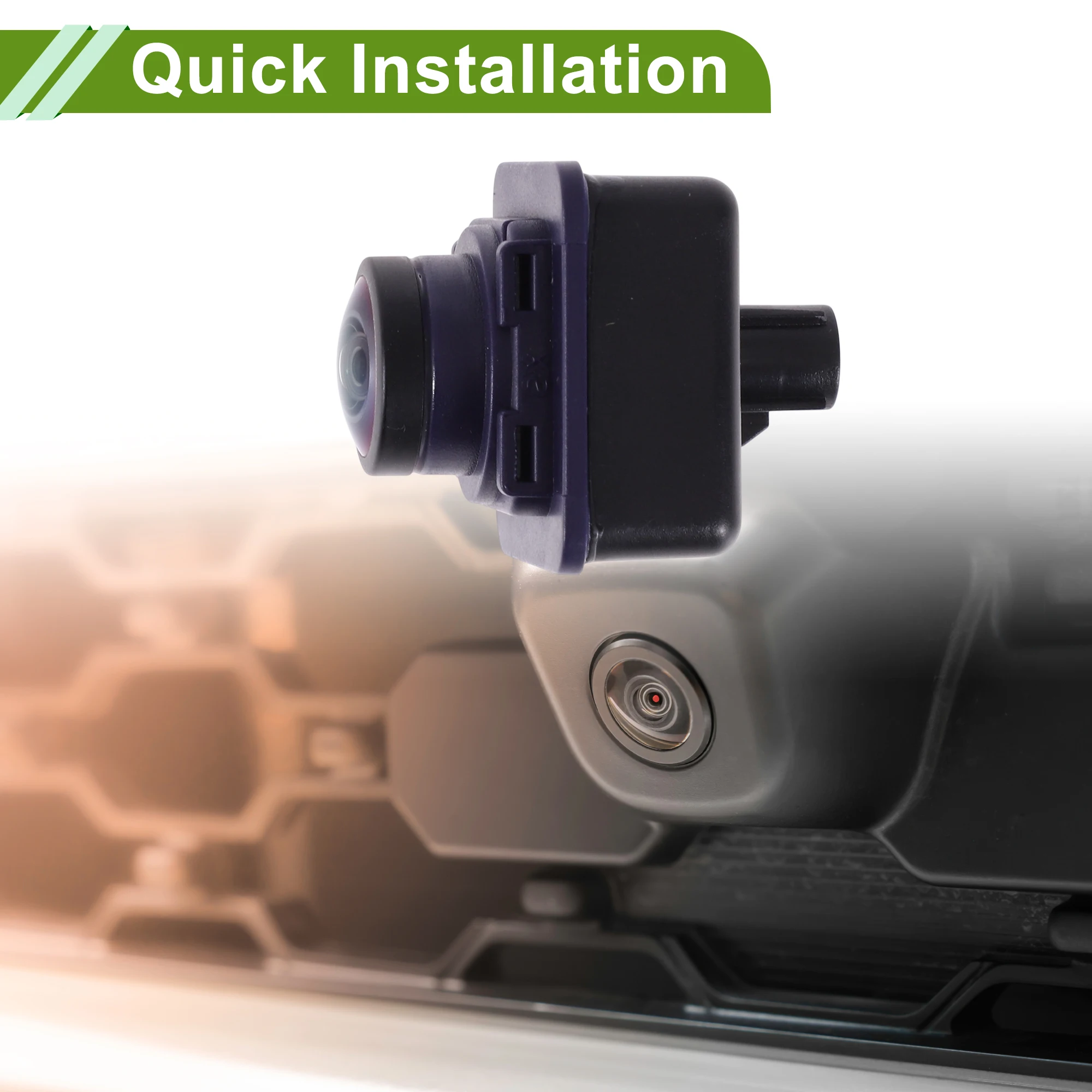 UXCELL Car Park Assist Camera Front View Camera for Ford Explorer 18-21 No.JL7Z19G490D