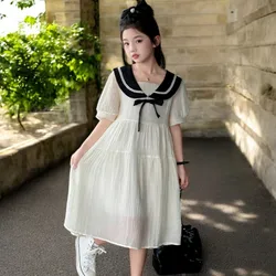 Kids Princess Lace Dresses for Girls Clothes Teenagers School Children Party Elgant Costumes Baby Vestidos 6 8 10 11 12 13 Years