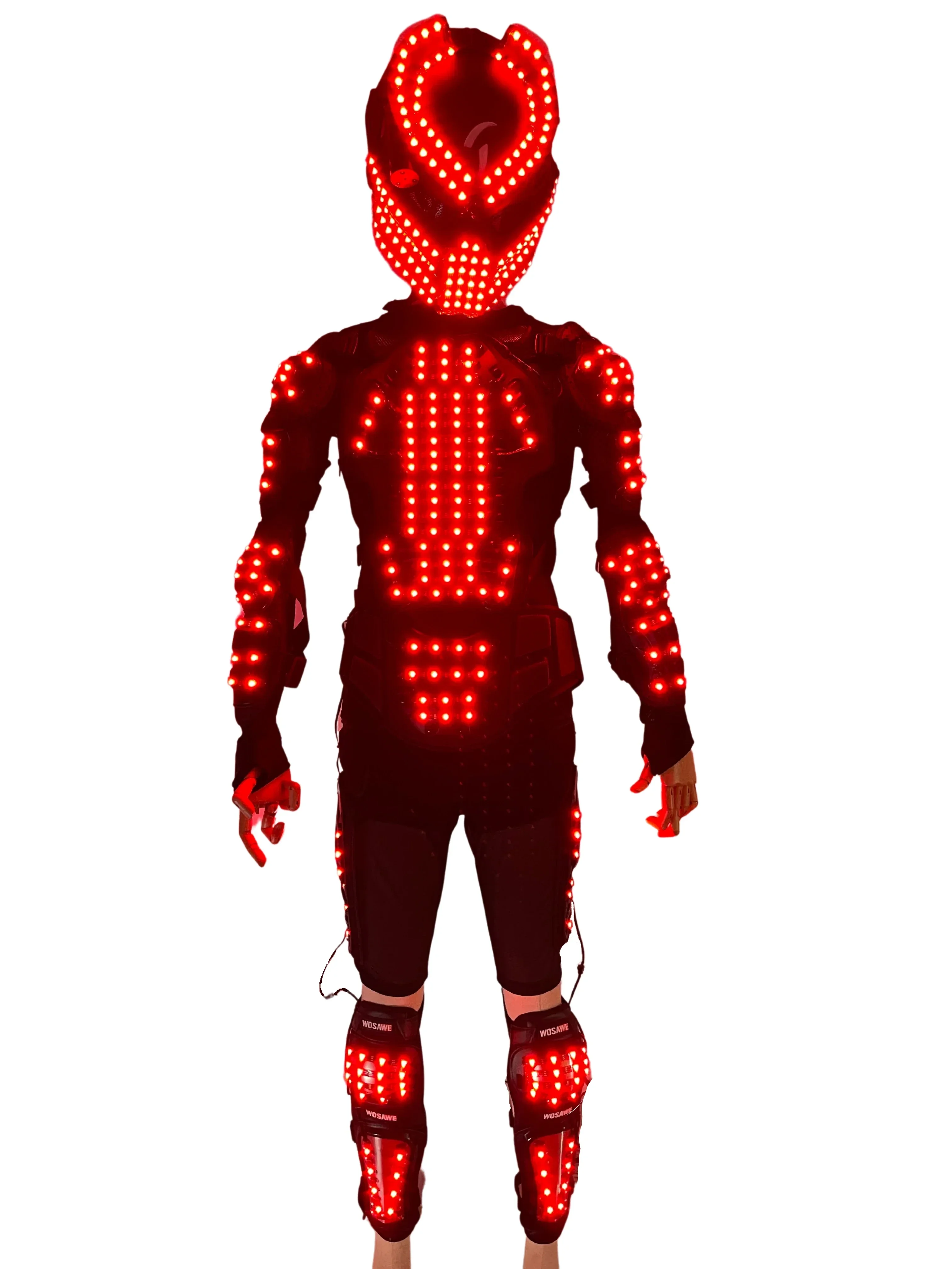 Colorful LED Show Costumes Lighting Up Luminous Suits For Stage Performance Clothing Nightclub DJ Party