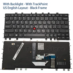 US Layout Laptop Keyboard Backlit w/ Pointer for Lenovo Thinkpad Yoga S1 Yoga S240 Yoga 12