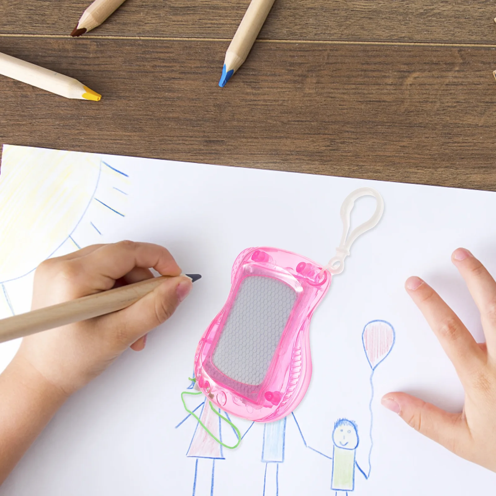 

4 Pcs Drawing Board Colorful Magnetic Sketch Pad Outdoor Writing for Kids Plastic Mini Painting Erasable