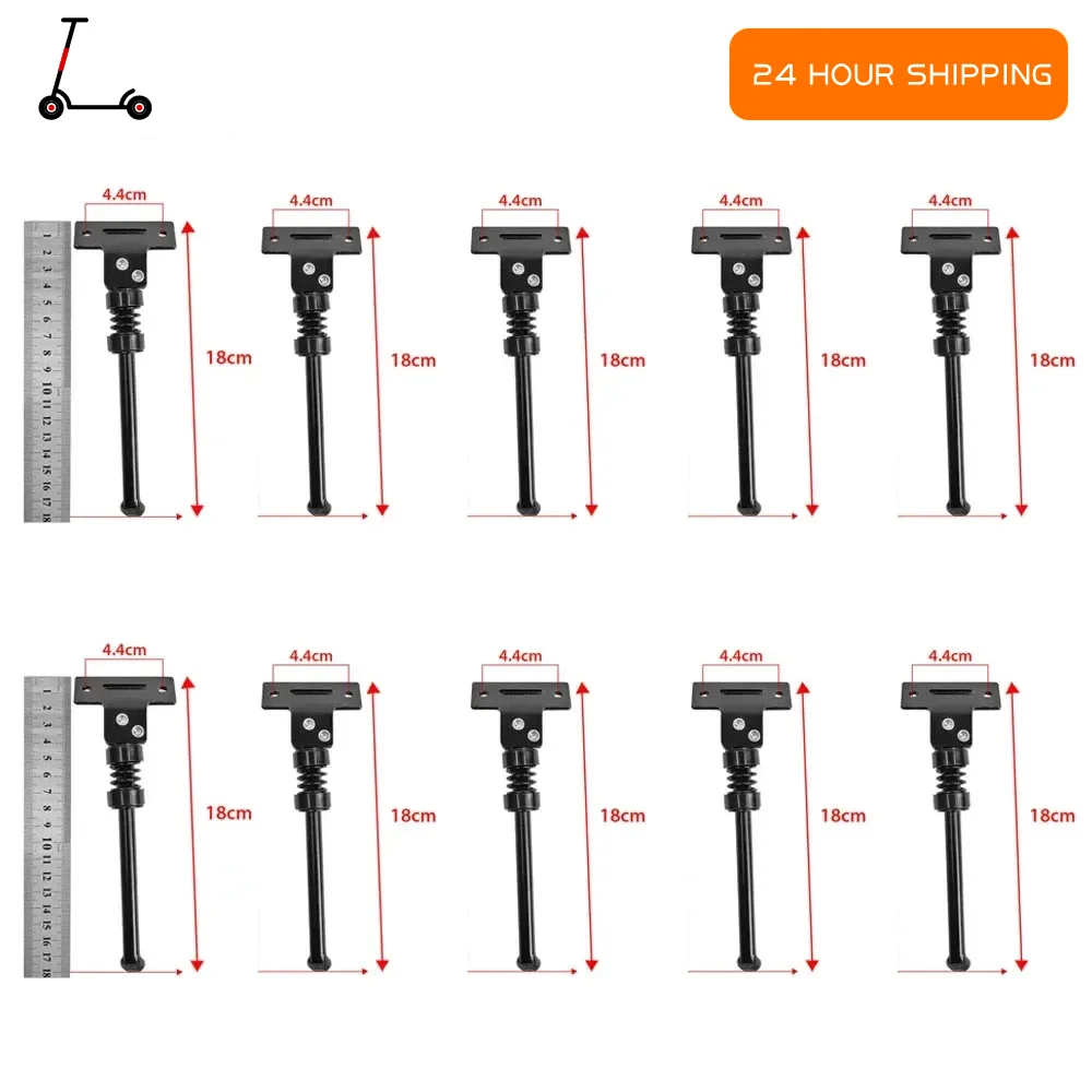

10PCS Side Foot Parking Frame Stand Rack For 10 Inch 8 Inch Electric Scooter Aluminum Foot Support Bracket Replacement Parts