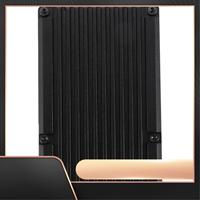 For Raspberry Pi 4 Aluminum Case With Dual Cooling Fan Metal Shell Black Enclosure For Raspberry Pi 4 Model B-N34R