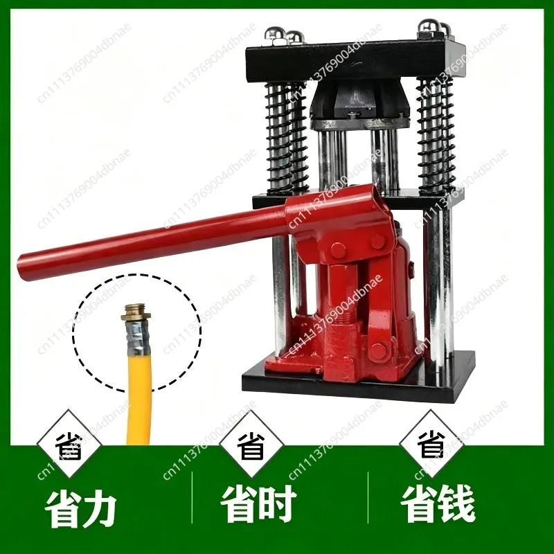 High Pressure Hydraulic Hose Crimper Manual Pipe Crimping Machine Small 8 Jaw 10mm 17mm for Agricultural Hose Clamp