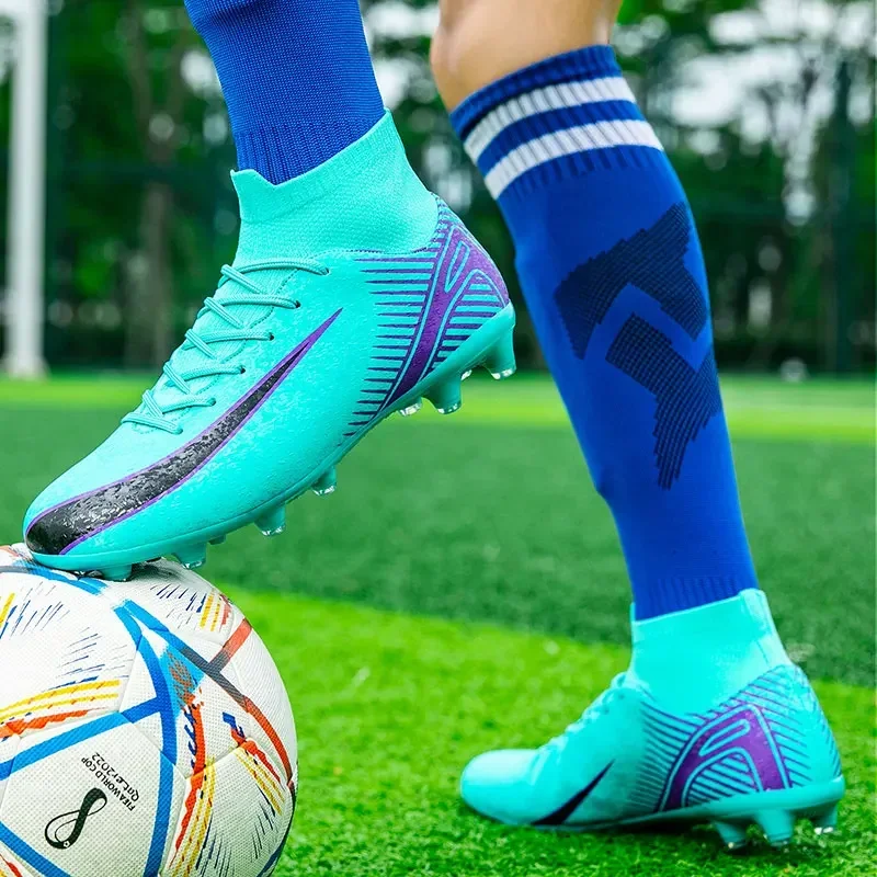 Chaussures de football légères pour hommes et femmes, chaussures de football en plein air, baskets d'entraînement confortables