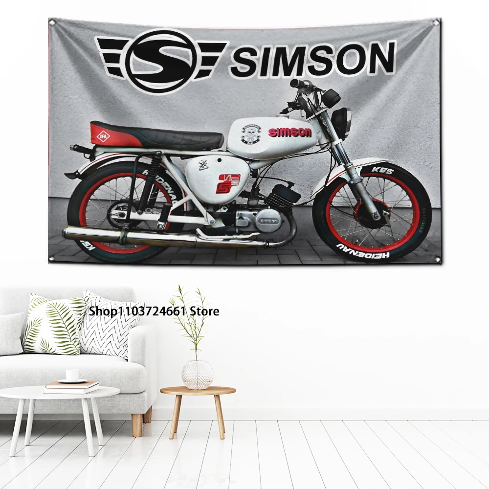 60x90cm Simsons Flag Polyester Digital Printing Banner for Garage Wall Art Out Door Decoration