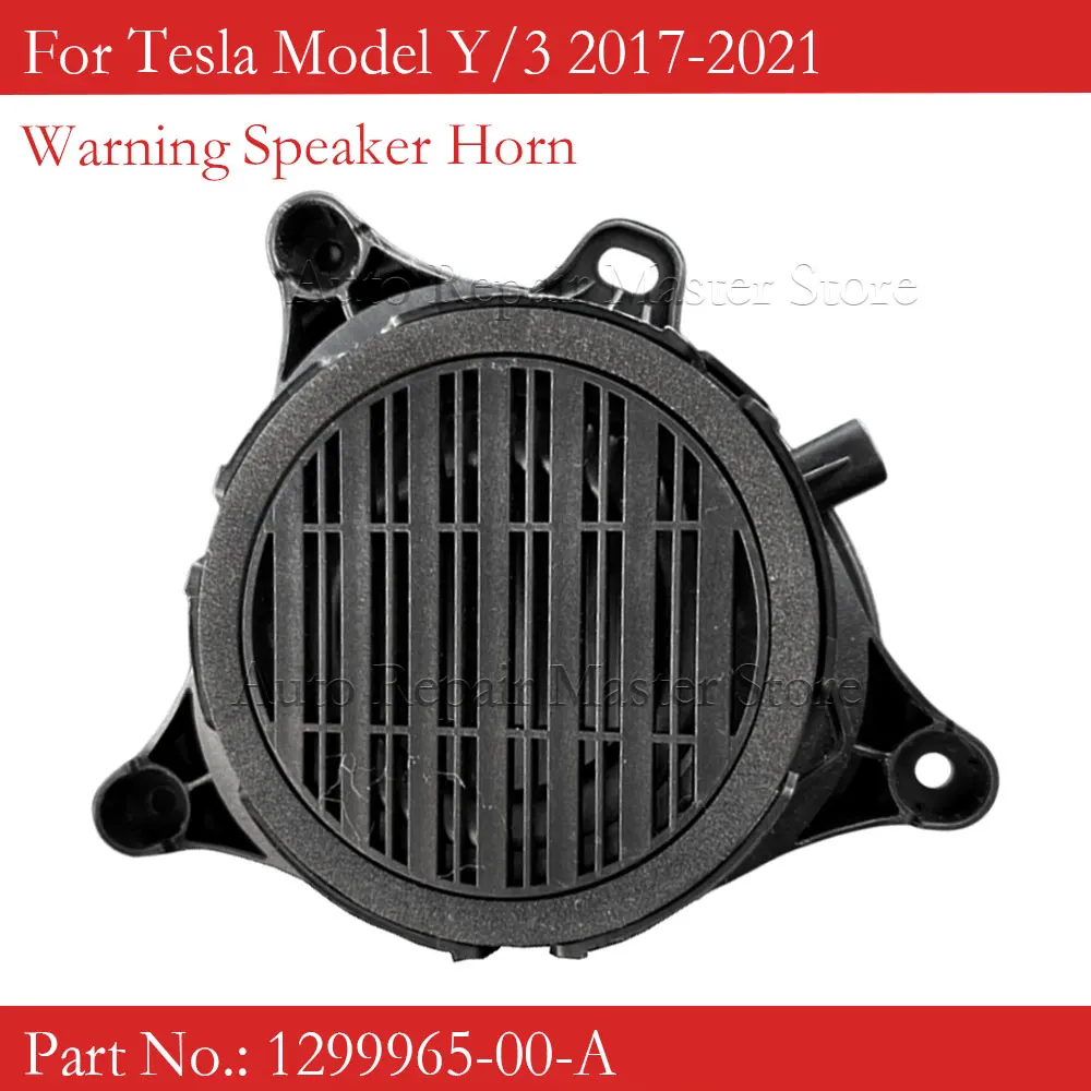 For Tesla Model 3/Y Car Horns and Alarms Car Buzzer Boombox Pedestrian Warning Speaker 1299965 1299965-00-A Auto Interior Parts