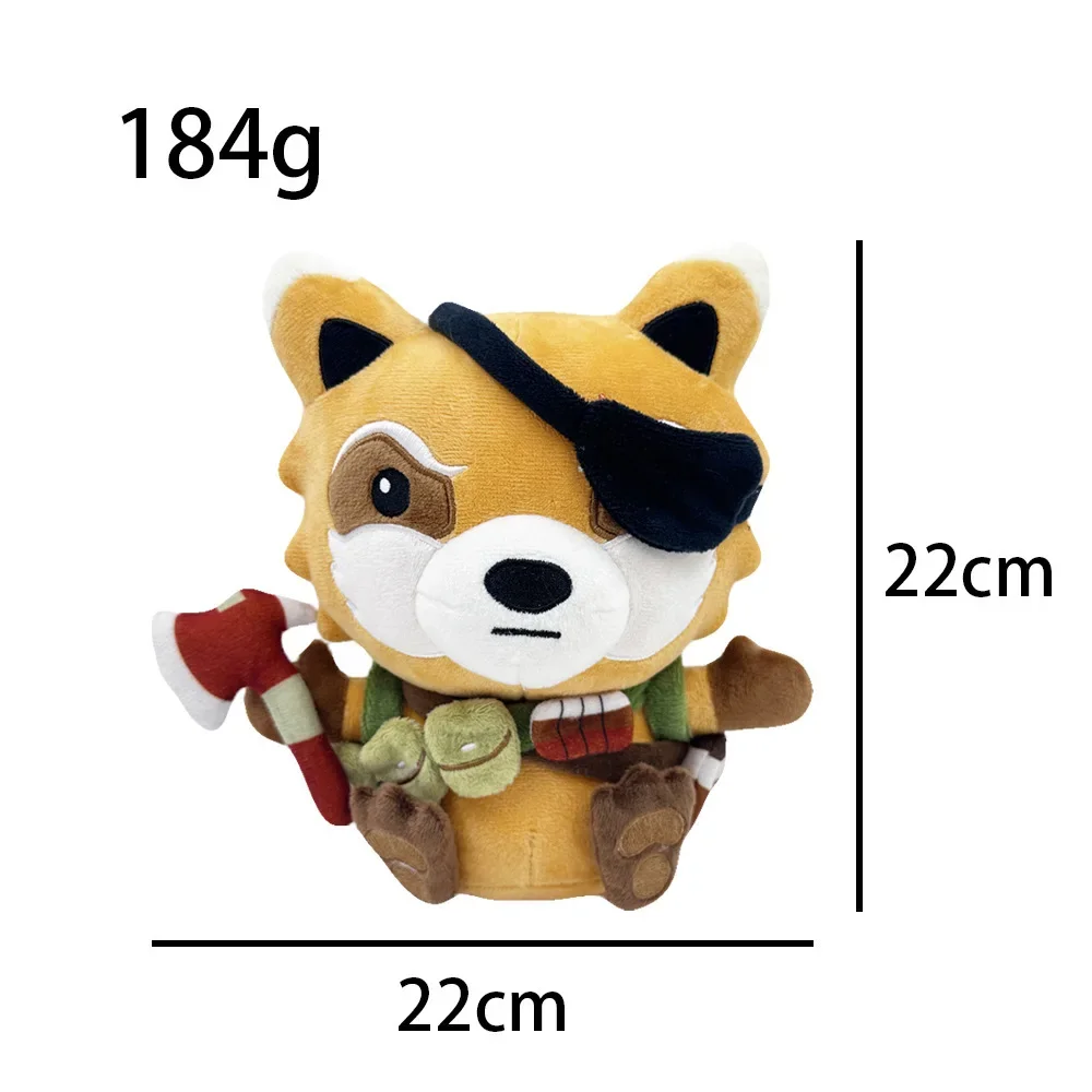 22cm Creative Spiffo Fox Peripheral Products Exquisite Soft Workmanship Doll Decoration Great Kawaii Birthday Presents Friends