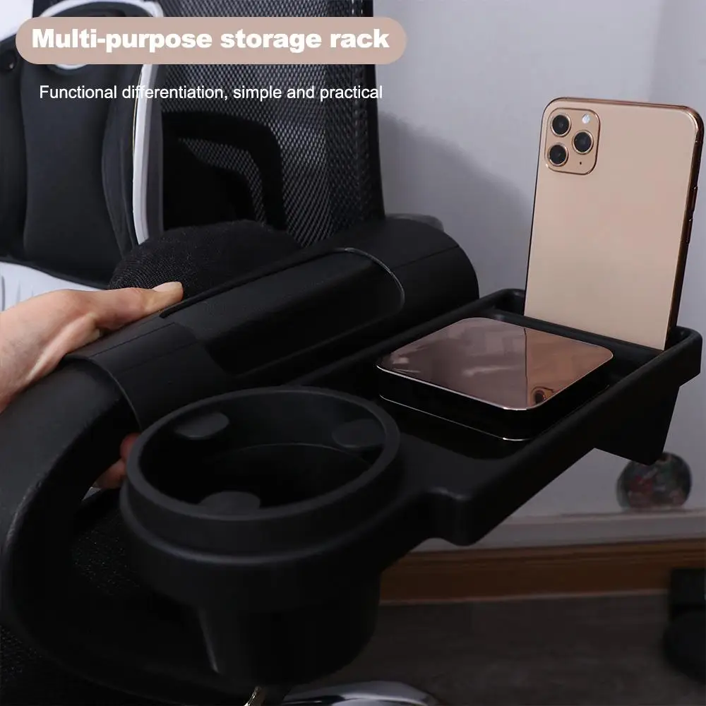 Porte-gobelet d'eau, support de rangement suspendu latéral, tapis antidérapant, boîte de rangement étanche pour porte de véhicule, robuste, peu encombrant