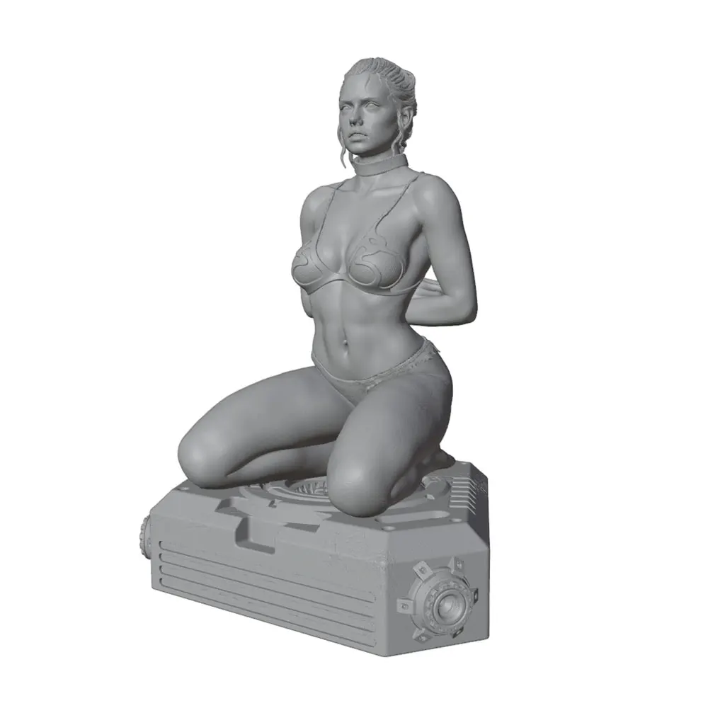 1/24/12 Scale Resin Figurine Character Model, High-Fidelity Model Action Figure, Not Painted, Perfect for Gaming and Collection