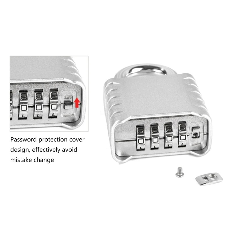 Heavy Duty Outdoor Combination Lock 52mm Large 4 Code Security for Fence Gate