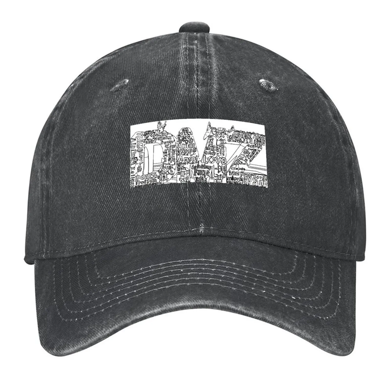 

Militarized Zone DMZ KOREAN Bi Moo Jang Ji Dae De Baseball Cap |-F-| Snap Back Hat Mountaineering Women's Beach Outlet Men's