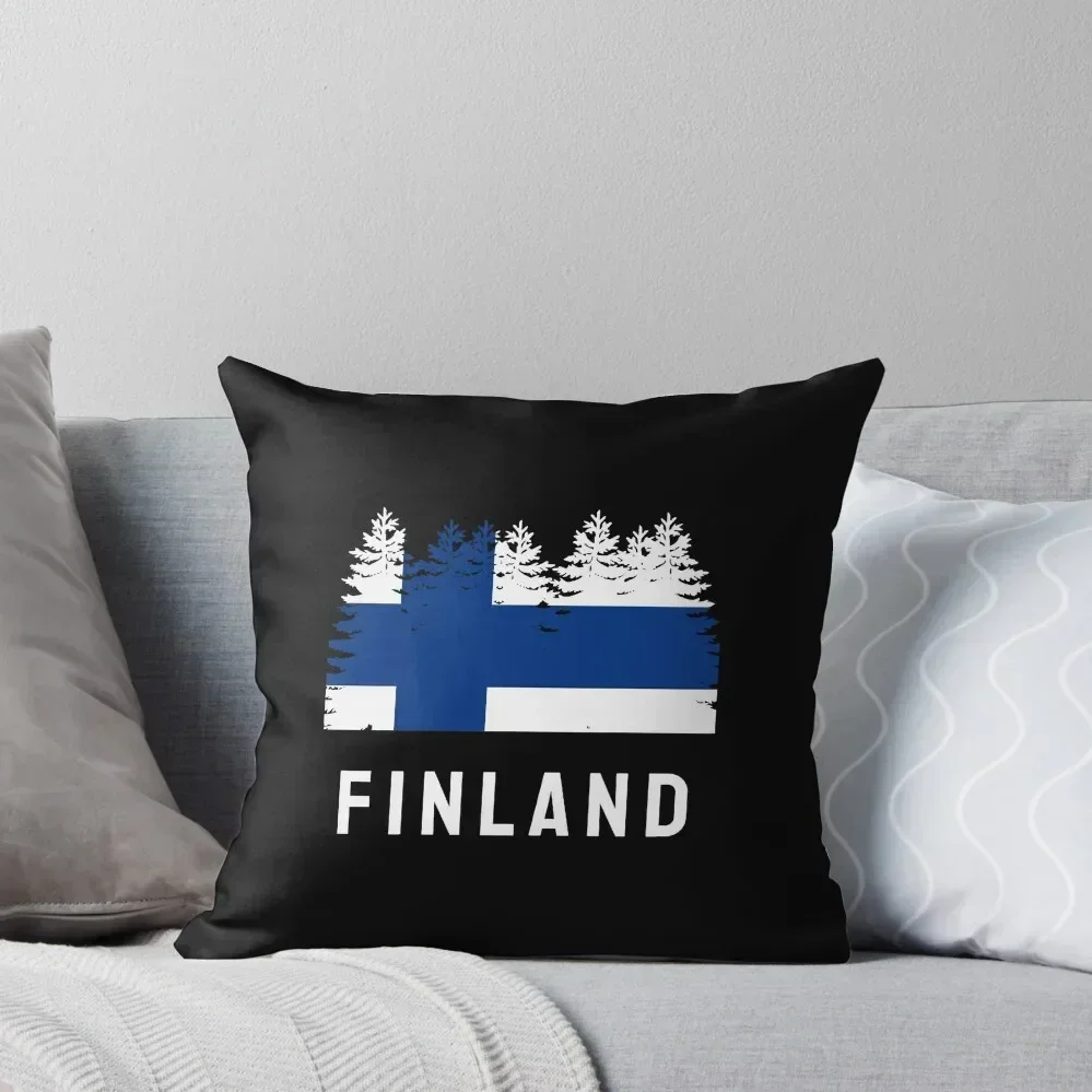 Finnish Forest Flag Finland Throw Pillow Pillowcase Cushion Cushions For Sofa Pillowcases Bed Cushions pillow