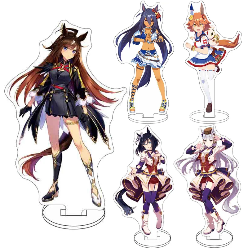 16CM Anime ‌ Spiel Uma Musume Pretty Derby ‌   Abbildung ‌ Hishi Amazon T.M. Opera O Gold Ship Duramente Acryl-Ständer Cosplay-Ornamente