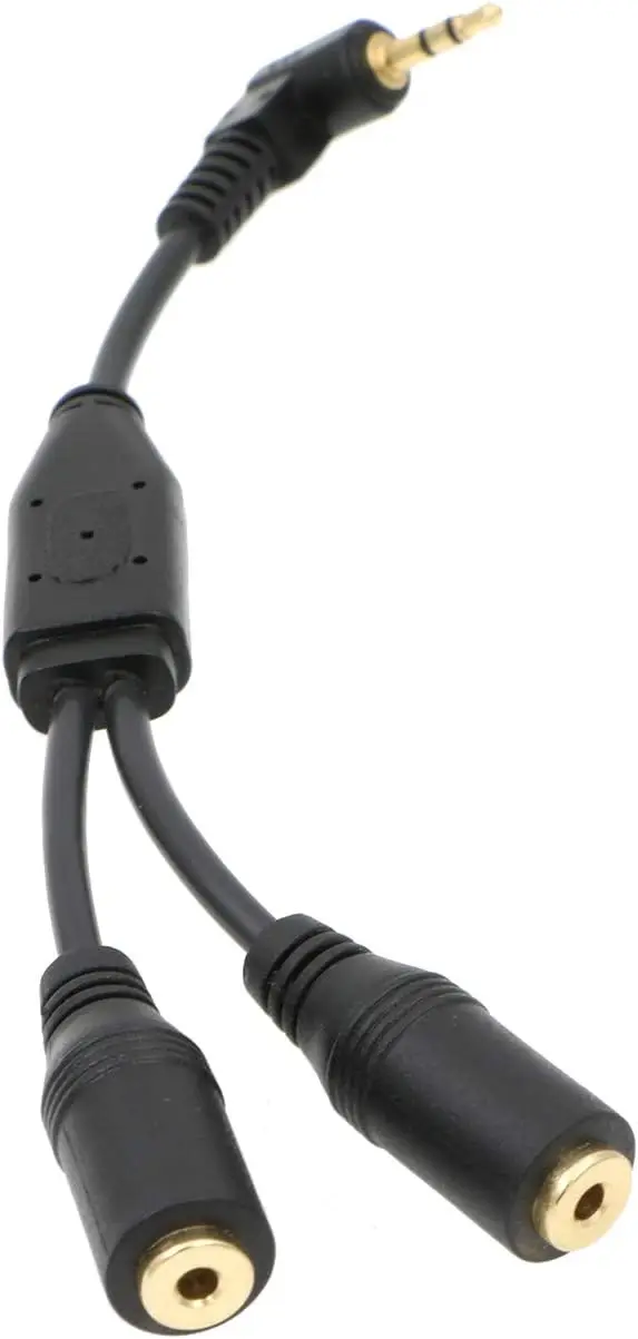 Alvin's Cables Z Cam E2 LANC Splitter Cable for BM5 and LANC Protocol Side Handles 5.2 Inches 13cm