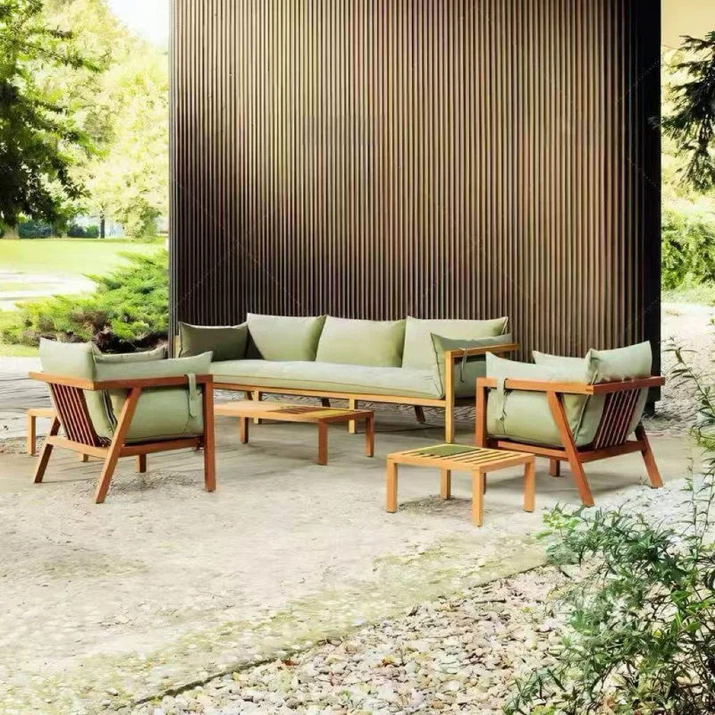 

Комплект уличной мебели: стол, стулья и диван для сада, террасы, курорта, гостевого дома и номеров с видом на море