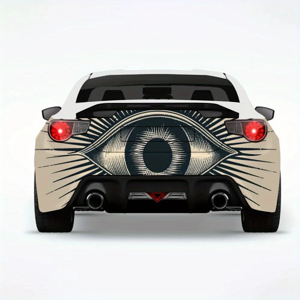 

Автомобильная наклейка с мистическим символом глаз, автомобильные виниловые обертки для украшения и защиты - водонепроницаемая самоклеящаяся виниловая наклейка,
