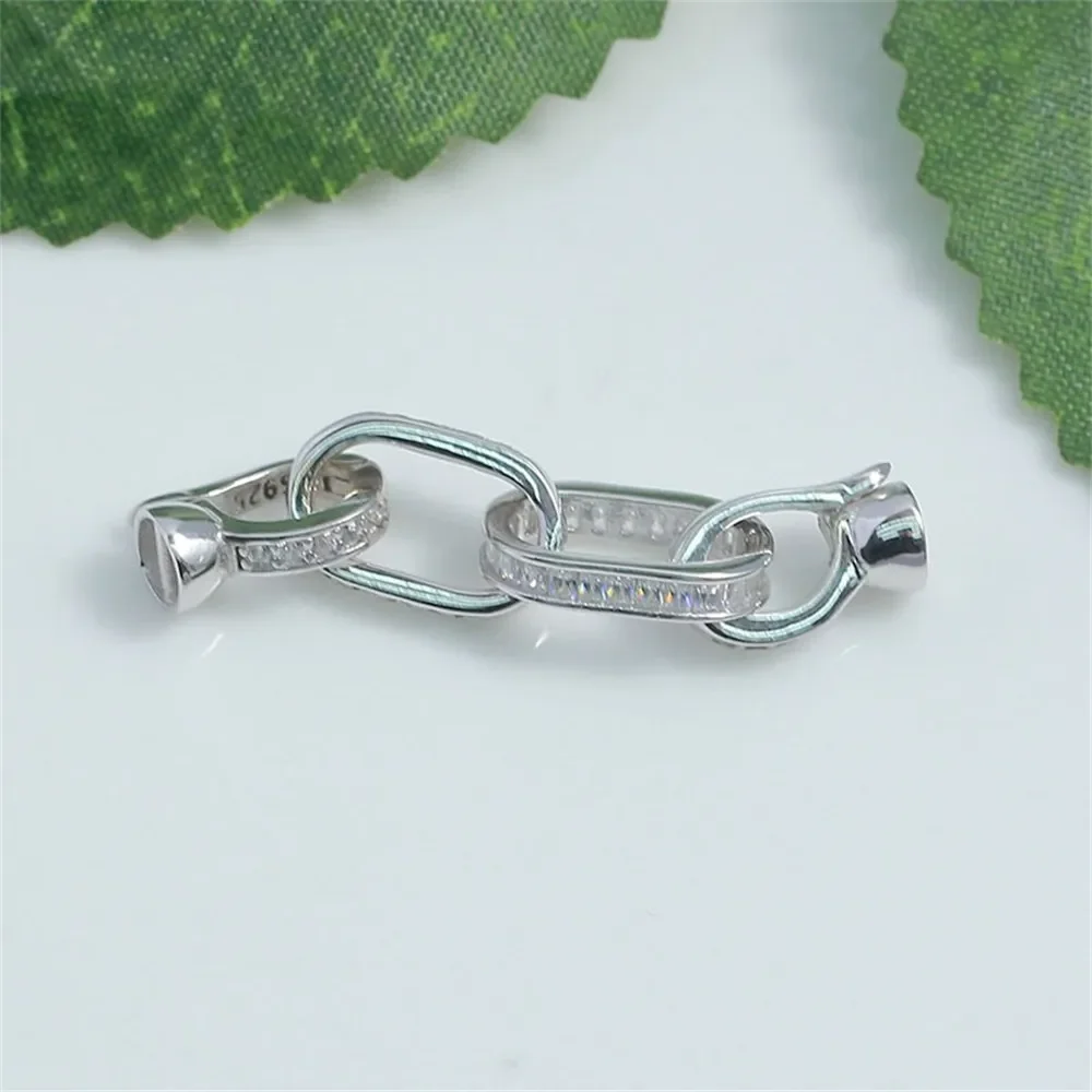 

S925 Sterling Silver Jewelry Clasp for DIY Necklace Bracelet Jewelry Findings Connector Hook 925 Silver Clasps Crafting Supplies