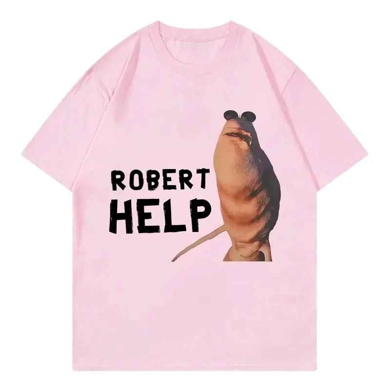 ماركوس الدودة مضحك ميمي تي شيرت مطبوع موضة الاتجاه قصيرة الأكمام الجولة الرقبة قمصان المرأة عادية التي شيرت الملابس #3