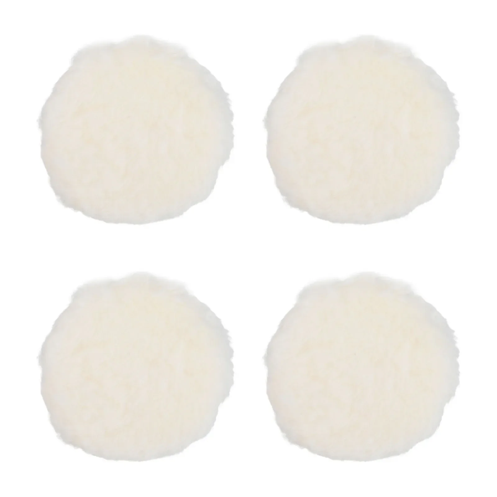 

Pack Of Four Wool Buffing Disks Perfectly Sized For Use With Any Standard Diameter Random Orbit Sander Machine
