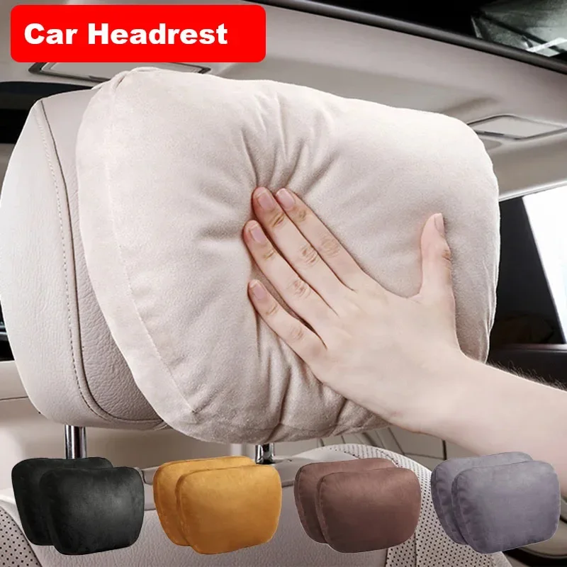 1/2PCS Auto Kopfstütze Nackenstütze Sitz/Maybach Design Klasse Weiche Universal Einstellbare Auto Kissen Nackenstütze kissen Hohe Qualität