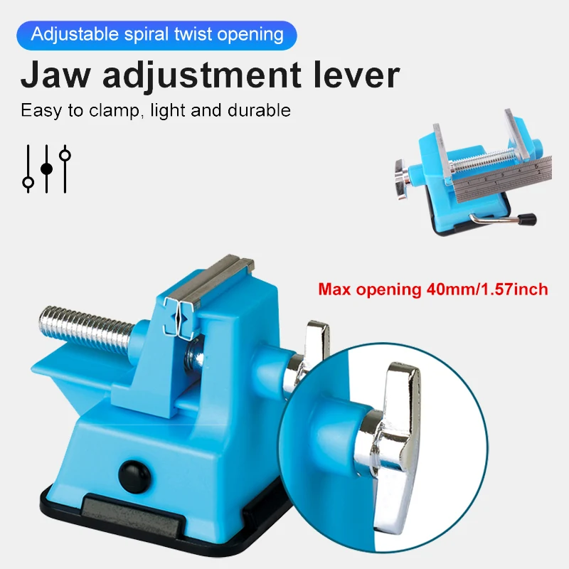 Mini Vise Vacuum Fix  Bae Small Table Bench Vise Suction Cup Fixed Frame Soldering DIY Jewelry Craft Mould Fixed Repair Tools