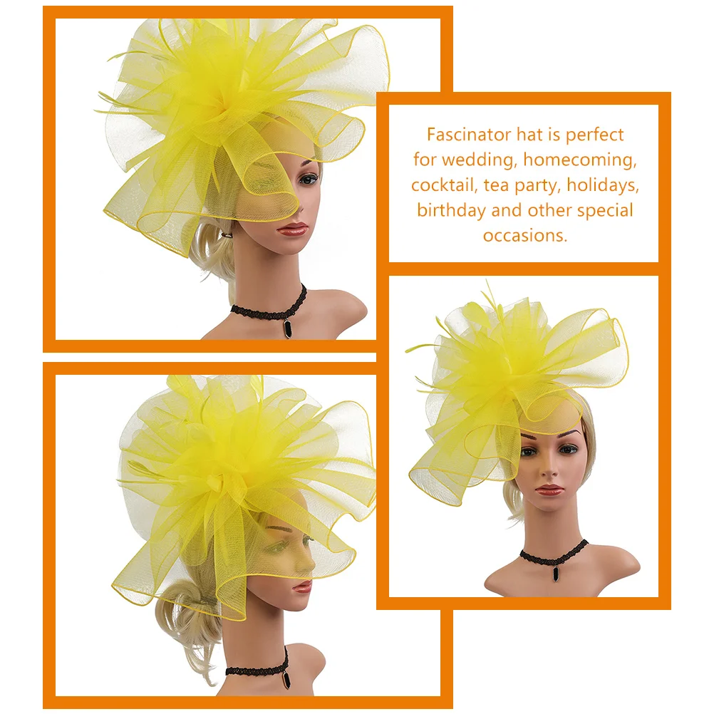 

Mesh Headdress Women Hats Veil Hair 1950s Accessories Tea Fascinator Hats 1950S Accessories For Women Party Prom Flapper Wedding