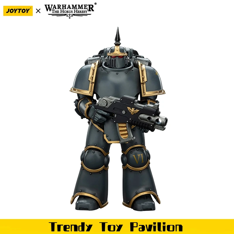 【JOYTOY】워해머 40K 스페이스 울브스 MK III 전술 군단원 1/18 액션 피규어 모델 장난감