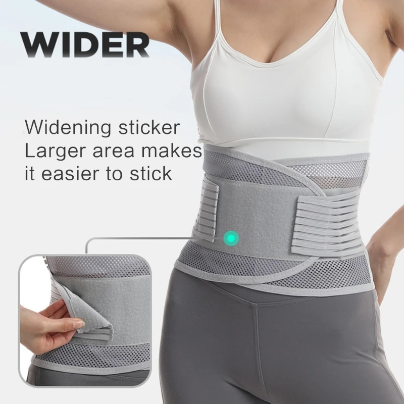 Adjustable Mesh Lumbar Support Belt for Back Pain Release Postpartum Recovery Support Belt Brace Reduce Waist Pressure