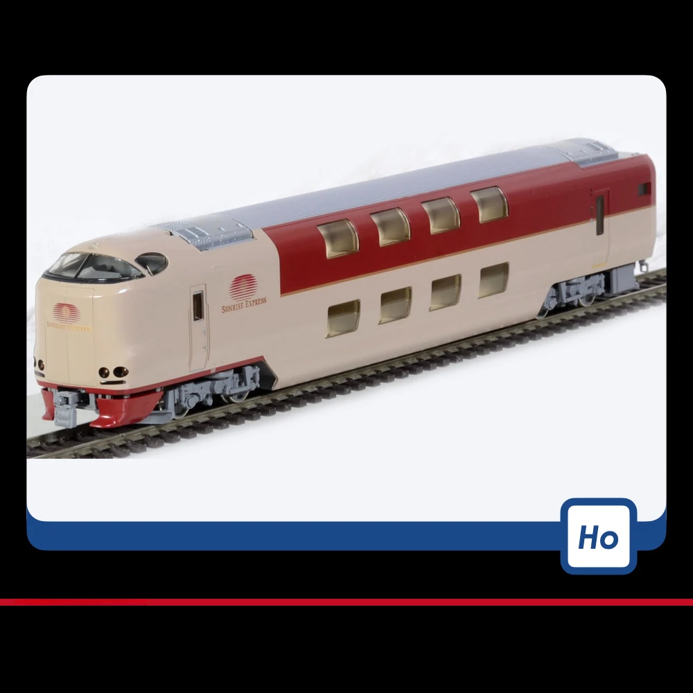 TOMIX HO 1/87 Train Model  HO-9088 285 Series SUNRISE Bed Train Basic B4 Section Set Rail Car Model Toys