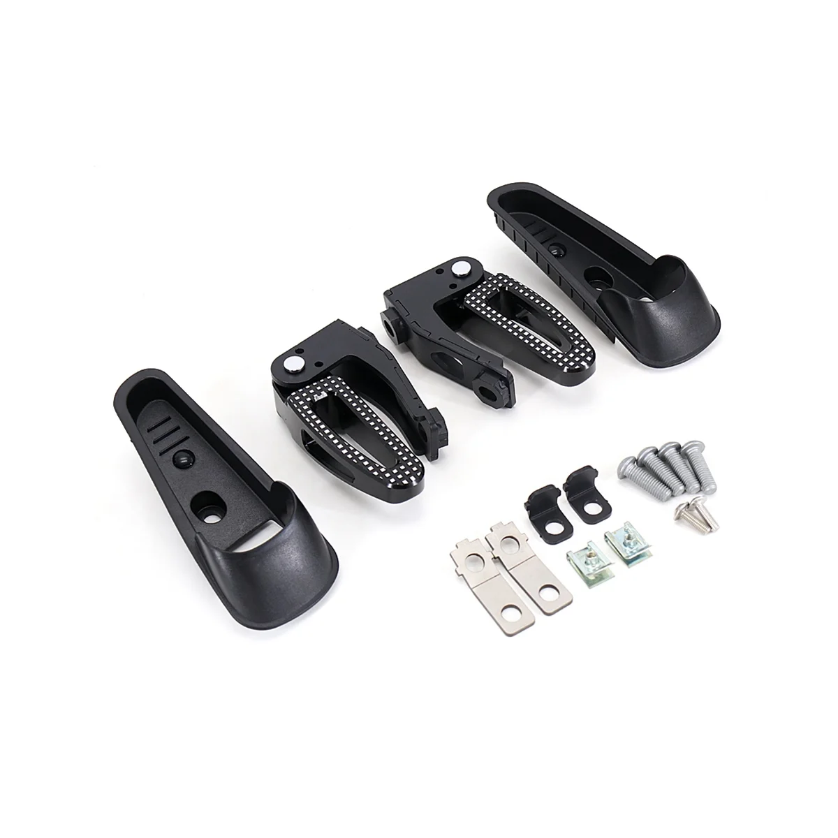 

Motorcycle Accessories Rear Passenger Foot Pegs Mount Black Pedal for 300 GTS300 Gts300 300 2021