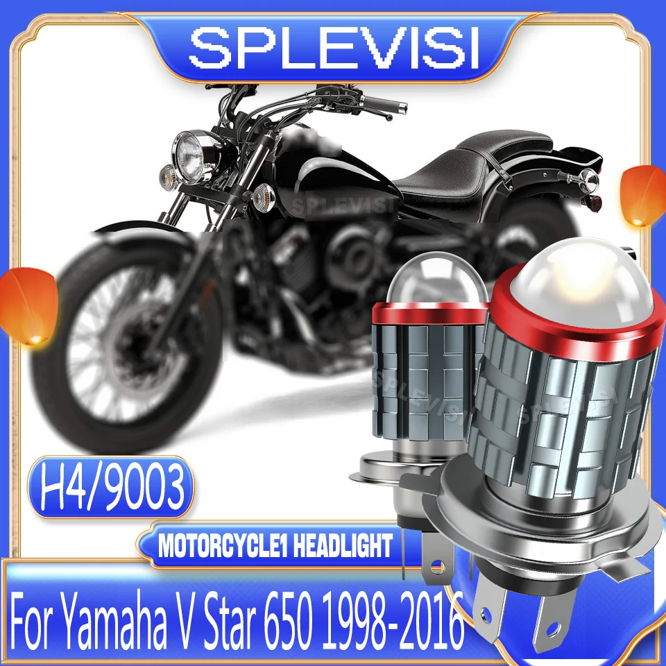 

Tool-Less Fit Motorcycle Headlight Night Vision LED For Yamaha V Star 650 1998 1999 2000 2001 2002 2003 2004 2005 2006 2007-2016