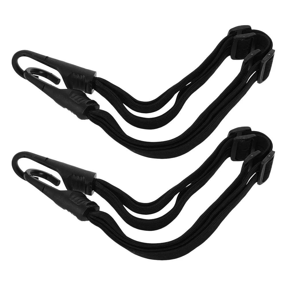 

2Pcs Universal Elastic Motorcycle Strap Rubber Luggage Binding Strap for E-Bike Off-Road Helmets Cargo Tie-Down Bungee