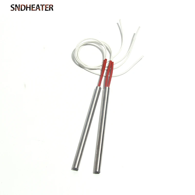 SNDHEATER 220V 300W 304SS Igniter Hot Rod 10x100-180mm Single head straight Heating Tube Wood Pellet Stove Parts