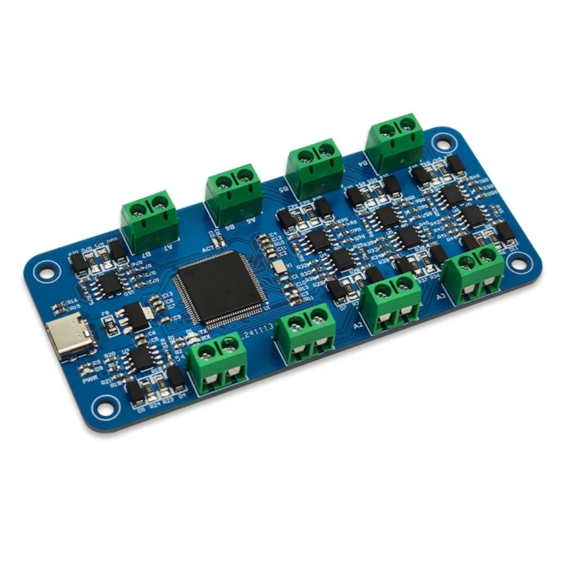 

USB To 8-Way RS485 Communication Module CH348L Half-Duplex Signal Transmission With Indicator Light For Scanner Printer