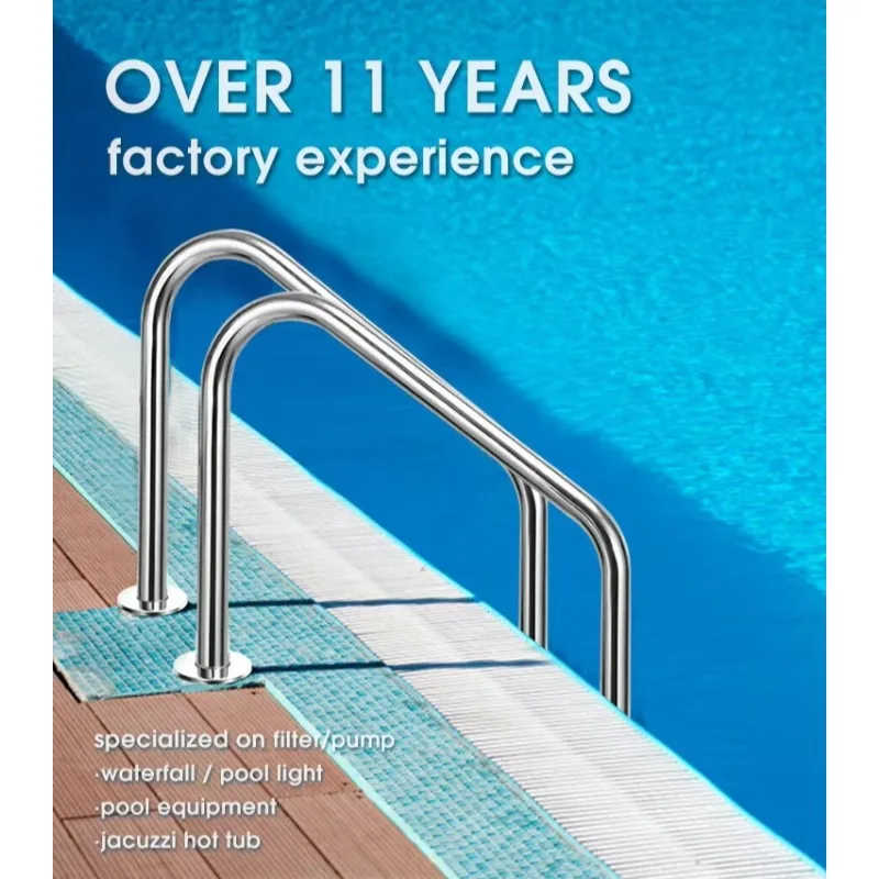 スイミングプール水中エスカレーター 304 ステンレス鋼プールはしご 2-5 ステップスイミングプール水中階段ステップ機器