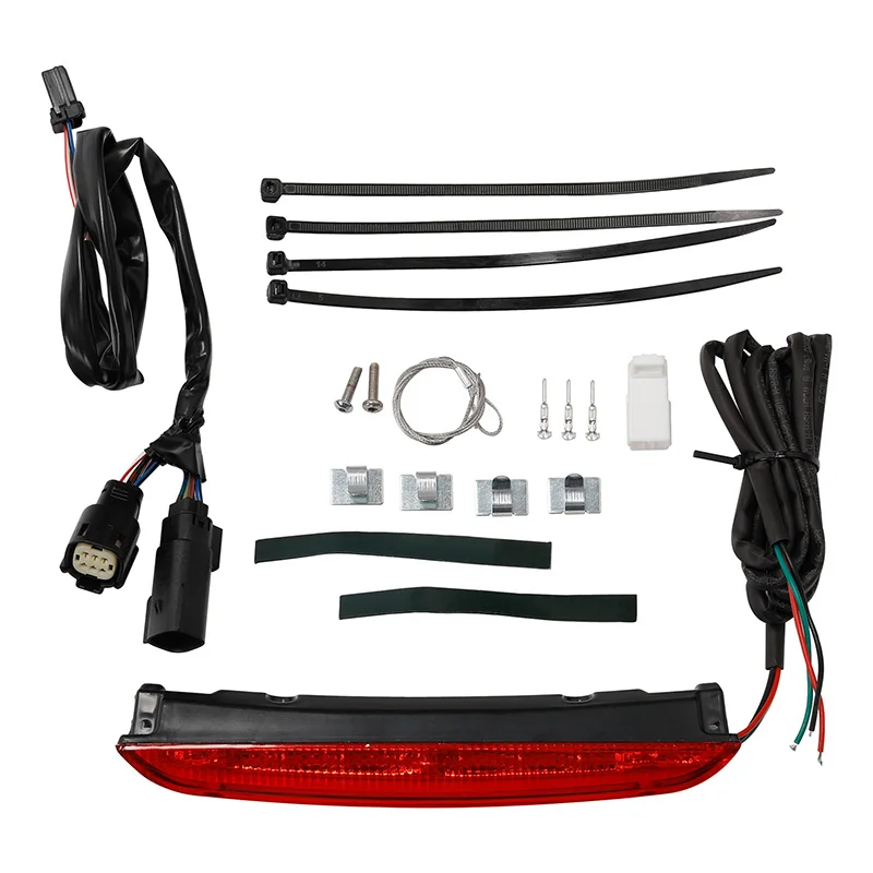 Bagażnik motocyklowy z tylnym światłem LED do Harley Touring Road Glide Road King Electra Glide Street Glide 2014-2023 18