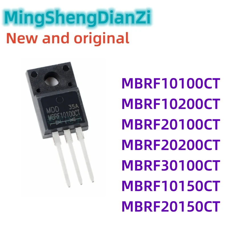 10Pcs mbrf10100 mbrf10200 mbrf10150ct mbrf20100 mbrf20200ct TO-220F mbrf10100ct mbrf10200ct mbrf20100ct mbr30100ct mbrf20150ct