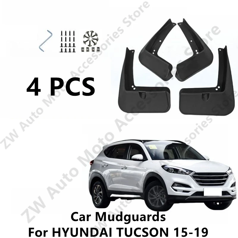 

Car Mudguards For HYUNDAI TUCSON 15-19 Mud Guards Fender Flare Mudflaps Exterior Parts Auto Accessories Refit