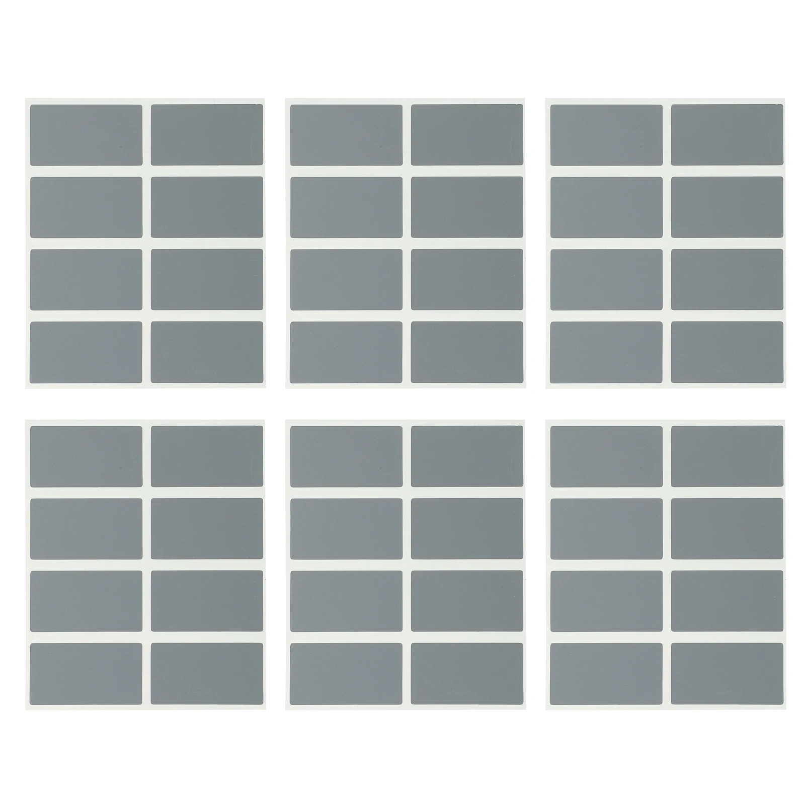 

100pcs Scratch Off Stickers Custom DIY Labels Rectangular Peel Stick Notes Wedding Game Cards Gender Reveal Clues