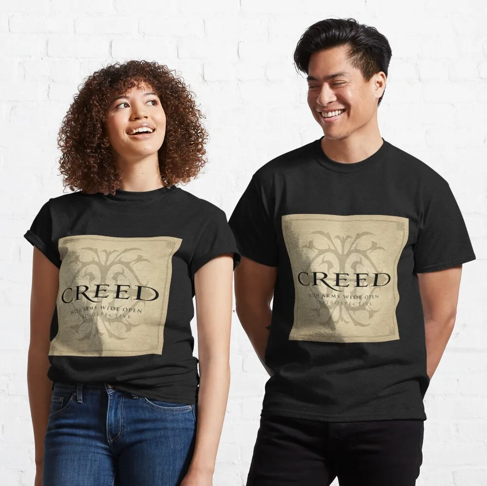 Creed With Arms Wide Open A Retrospective Classic T-Shirt Anime Graphic T-shirts For Men Clothing Women Short Sleeve Tees