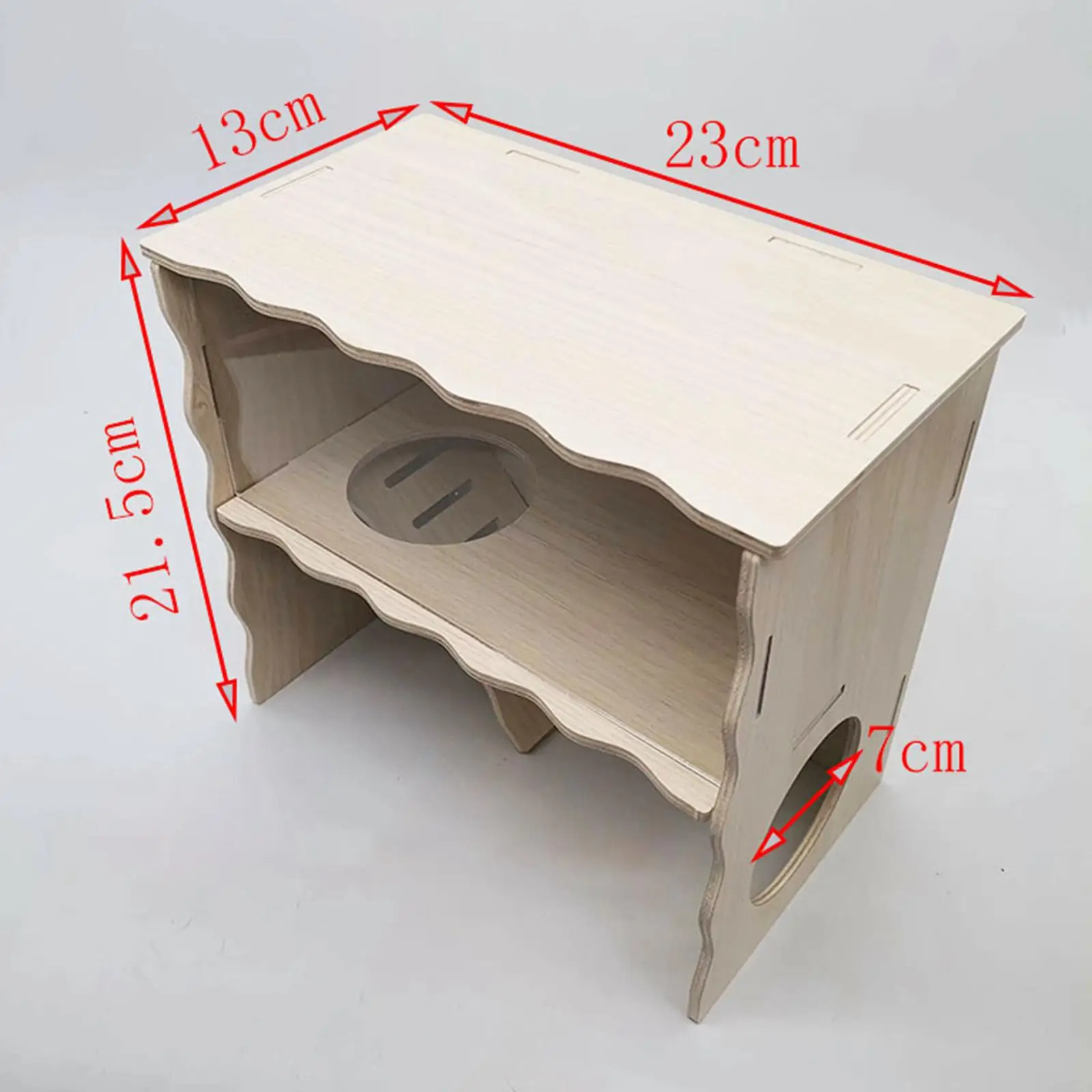 Wooden Guinea Pig House Pet Animal Hide Hideout Gerbils Chamber Hut Hamster Hideout Cage for Mice Hamster Gerbils Pet Tool