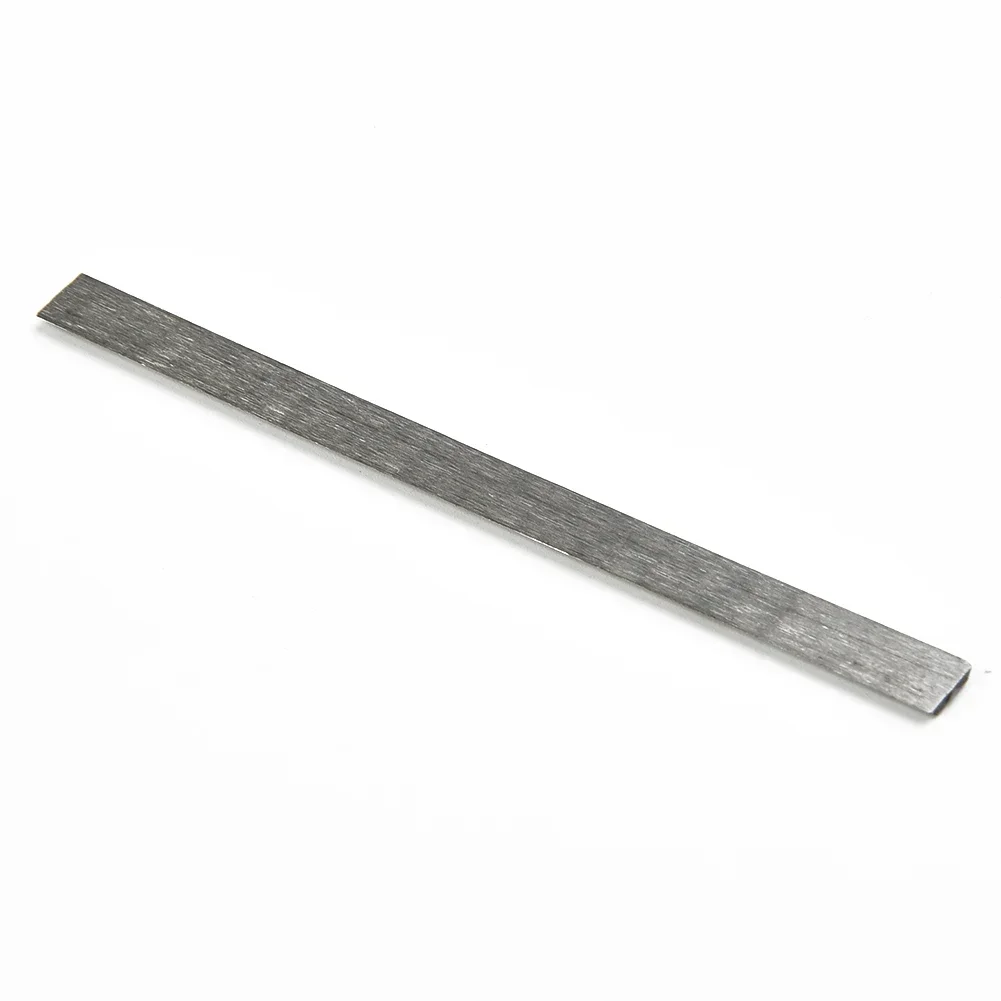 Reversible Woodworking Planer Blades, 82x5 5x1mm, Carbon Steel Material, Pack Of 6 For Mechanical Electric Planer