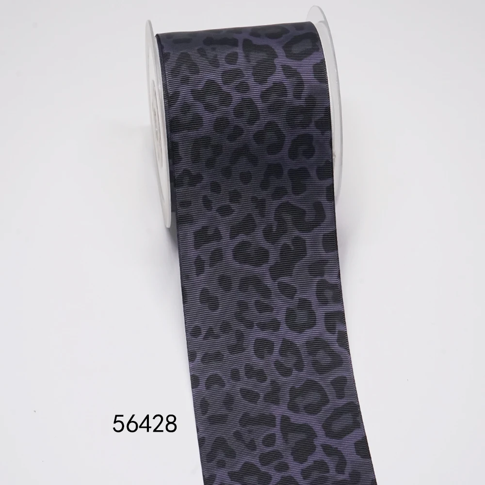 DIY Leopard Grain Printed Grosgrain Ribbon For Craft Supplies Sewing Accessories 5 Yards, Planar Resins 10 Pieces. 56358