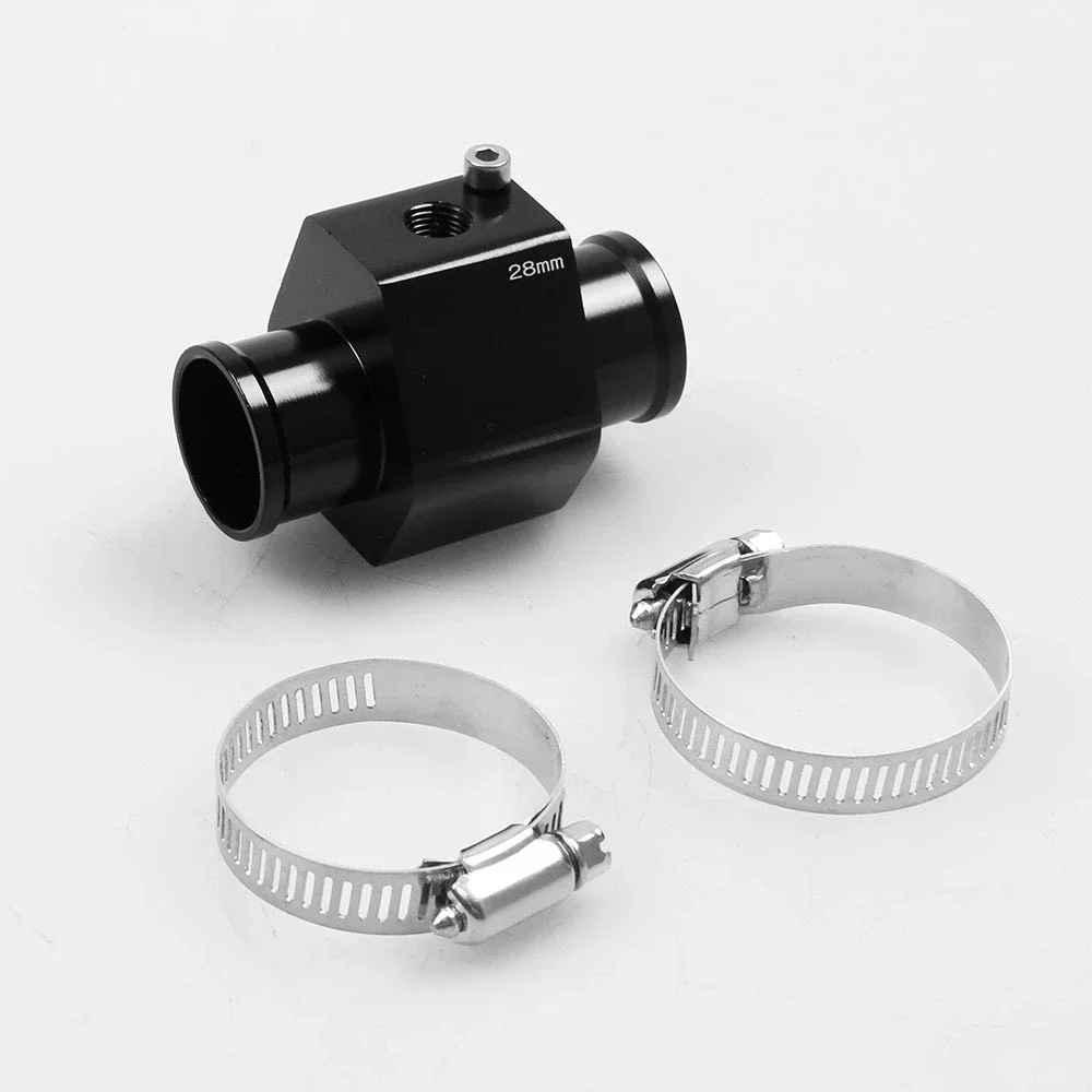 Water Temp Temperature Joint Pipe Sensor Gauge Radiator Hose Adapter Size 28/30/32/34/36/38/40mm