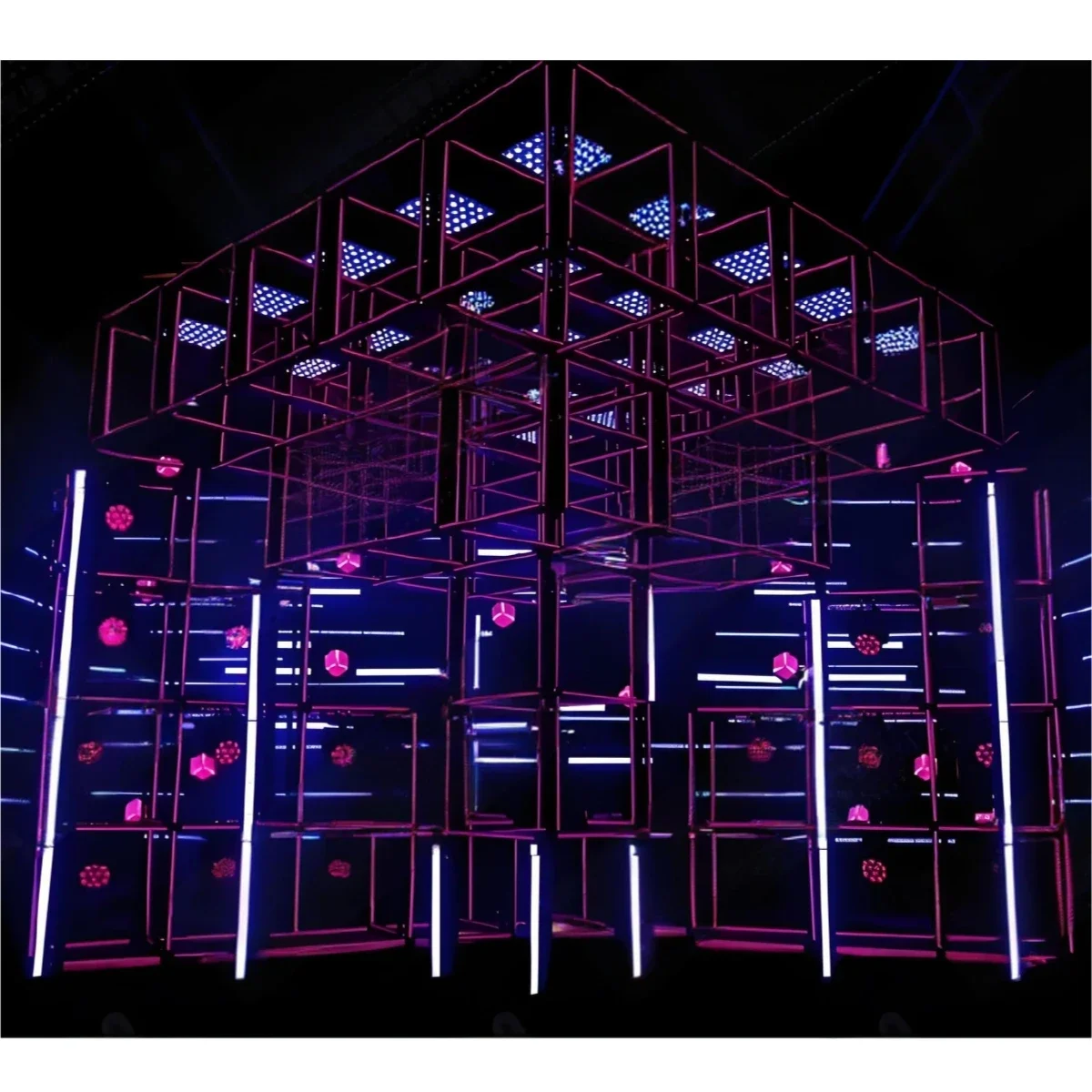 المرحلة الحدث الإضاءة بار SPI 10 بكسل / م DJ سقف نادي LED Rgb RGBW 5050 بكسل ضوء بار 1 متر