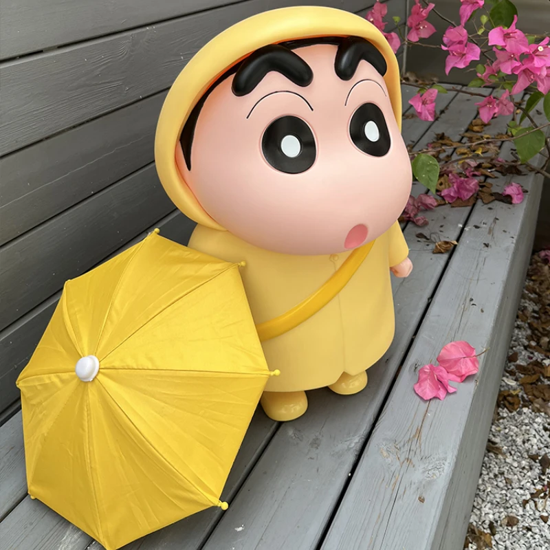 Anime restoration 1:1 Kawaii raincoat Crayon Shin-chan model hand-made series gift peripheral Shinnosuke decoration gift