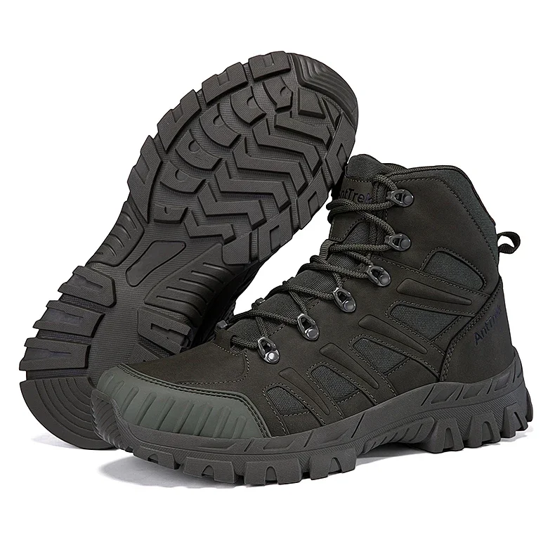 Herren Neue Armee-Stiefel Outdoor Ultraleichte Rutschfeste Schnelleinsatz-Knöchelstiefel Taktische Stiefel für Camping Arbeit Wasserdichte Jagdstiefel – Detail 39