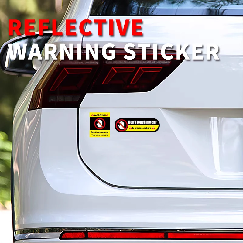 

10Pcs Don't Touch My Car Warning Sticker – GPS TRACKING Warning Decal for Car Bumper & Door
